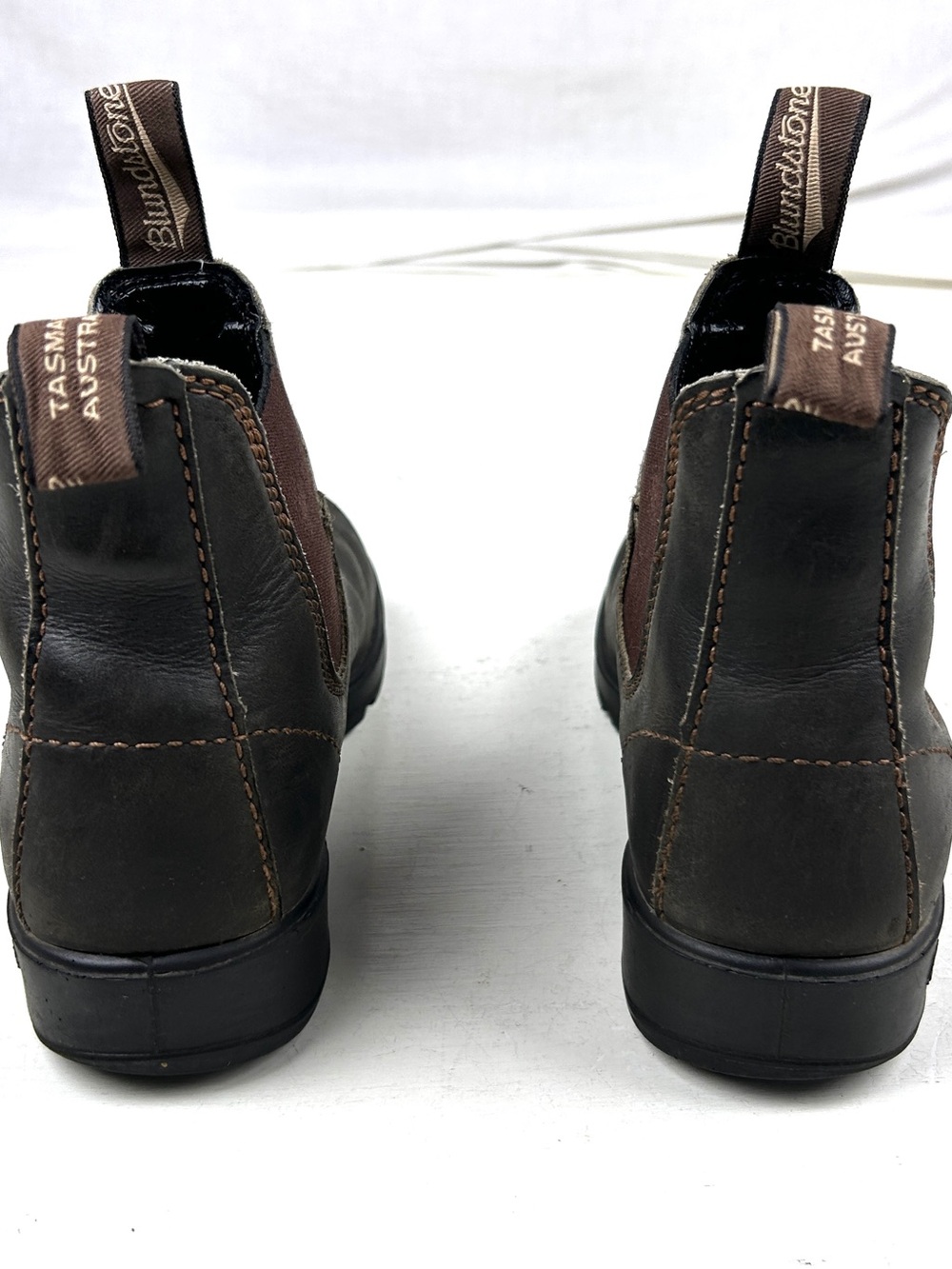 Blundstone 500 Boots Size 6.5 US Womens AU Sz 3.5 Brown Leather Chelsea Ankle - Picture 4 of 6